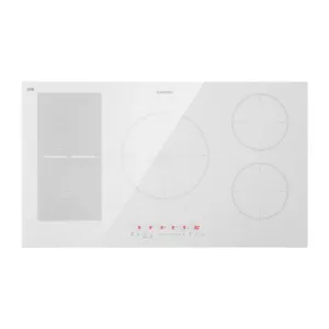 Klarstein Delicatessa 90 Hybrid, ugradbena ploča za kuhanje, indukcija, 5 zona, 7400 W, crna #2837