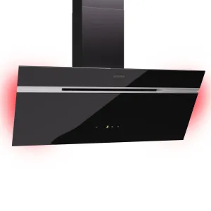 Klarstein Alina 3.0 90, napa, 60 cm, 324 m³/h, LED zaslon, ambijentalno osvjetljenje, WiFi