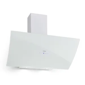 Klarstein Anabelle 90, kuhinjska napa, staklo, 595 m³/h, touchscreen, bijela