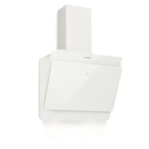 Klarstein Aurica 60, kuhinjska napa, 60 cm, 610 m³/h, LED, staklo, bijela boja