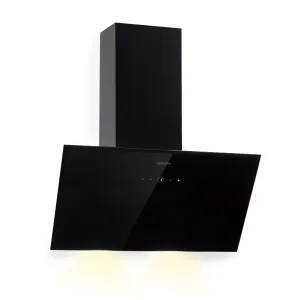 Klarstein Laurel 60, kuhinjska napa, 60 cm, 350 m³/h, LED zaslon osjetljiv na dodir, crna