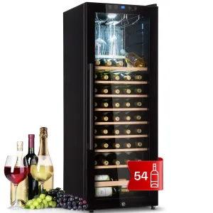Klarstein Barossa 54S, vinoteka, 155 l, 54 boce, staklena vrata, zaslon osjetljiv na dodir #484727