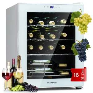 Klarstein Shiraz 16 Quartz, vinoteka, 42l, touch control panel, 160 W, 5-18°C