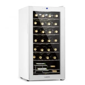 Klarstein Shiraz 28 Uno, hladnjak za vino, 74l, 28fl, touch control panel, 5-18°C #485742