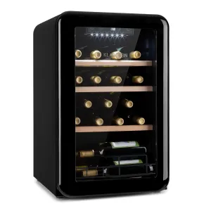Klarstein Vinetage 19 Uno, hladnjak za vino, 70 l, 4 - 22 °C, retro dizajn