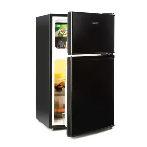 Klarstein Big Daddy Cool, hladnjak sa zamrzivačem, 61/26 litara, 40 dB, F, crni #3080