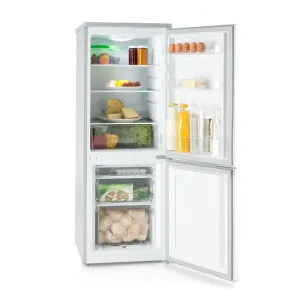 Klarstein Bigpack, kombinirani hladnjak, zamrzivač, 160 l, A+, 42 dB, srebrna boja