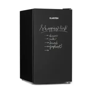 Klarstein Miro, hladnjak, prednja strana pogodna za pisanje, 91 L, F, pretinac za povrće, crni