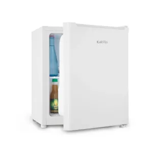 Klarstein Snoopy Eco, mini hladnjak sa zamrzivačem, E , 41 L, 39 dB, bijela boja