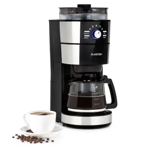 Klarstein Grind & Brew, aparat za kavu, 900 - 1000 W, 10 šalica, spremnik od 1 litre, mlin