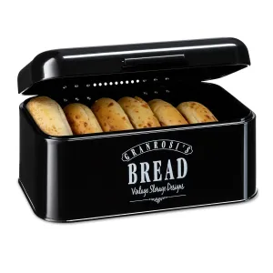 Klarstein Delaware, kutija za kruh, metal, 30 x 16 x 20,5 cm, poklopac na šarkama, otvori za ventilaciju #5074