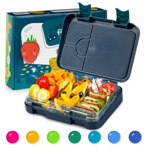 Klarstein Junior Lunchbox, 6 pretinaca, 21,3 x 15 x 4,5 cm (Š x V x D), bez BPA #5329