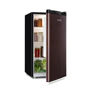Klarstein Feldberg, hladnjak, A+, 90 l, MirageCool Concept, drveni dizajn, crna boja
