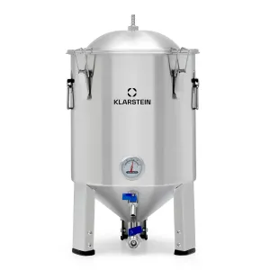 Klarstein Kotao za fermentaciju, Gärkeller Pro, 15 litara, ventil za ispuštanje kvasca, nehrđajući čelik 304