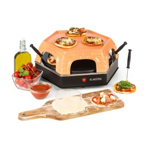 Klarstein Capricciosa, pećnica za pečenje pizze, 1500 W, poklopac od terakote, funkcija održavanja temperature