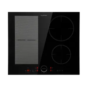 Klarstein Delicatessa 60 Hybrid, indukcijska ploča za kuhanje, 4 zone, 7000 W