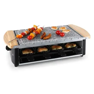 Klarstein Chateaubriand, električni raclette roštilj, kamena ploča, 8 osoba, 1200 W
