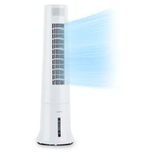 Klarstein Highrise, ventilator, rashlađivač zraka, ovlaživač zraka, spremnik za hlađenje, 40 W, 2,5 l #754