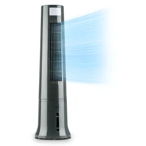 Klarstein Highrise, ventilator, rashlađivač zraka, ovlaživač zraka, spremnik za hlađenje, 40 W, 2,5 l #1210