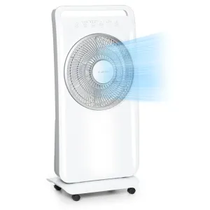Klarstein Wildwater, rashlađivač zraka s ventilatorom i ovlaživačem zraka, 80W, 3690m³/h, 2,5L, bijeli