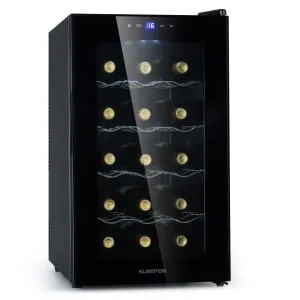 Klarstein Barolo 15 Uno, hladnjak za vino. 48 litara, 15 boca, 11-18°C, SingleZone