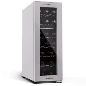 Klarstein Shirley 15 Uno. hladnjak za vino, 15 boca, 5 - 20 °C, upravljanje na dodir, retro