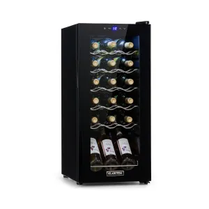Klarstein Shiraz 18 Uno, hladnjak za vino, 50l, 18f, l touch control panel, 5-18°C