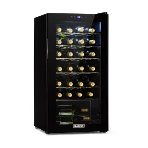 Klarstein Shiraz 28 Uno, hladnjak za vino, 74l, 28fl, touch control panel, 5-18°C