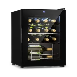 Klarstein Shiraz, vinoteka, 42 l, upravljačka ploča osjetljiva na dodir, 131 W, 5 - 18 ° C, crna #2066