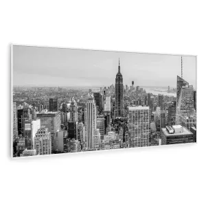 Klarstein Wonderwall Air Art Smart, infracrveni grijač, New York City, 120 × 60 cm, 700 W