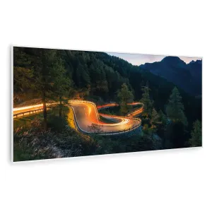Klarstein Wonderwall Air Art Smart, infracrveni grijač, planinska cesta, 120 x 60 cm, 700 W #3900