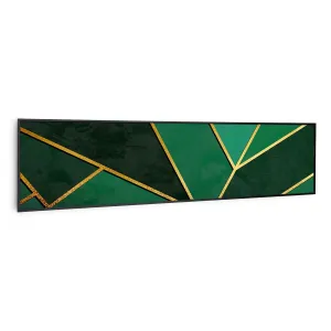 Klarstein Wonderwall Air Art Smart, infracrveni grijač, zelena linija, 120 x 30 cm, 350 W #407177