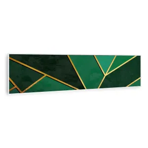 Klarstein Wonderwall Air Art Smart, infracrveni grijač, zelena linija, 120 x 30 cm, 350 W #399518