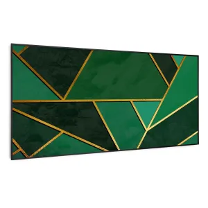 Klarstein Wonderwall Air Art Smart, infracrveni grijač, zelena linija, 120 x 60 cm, 700 W #275560