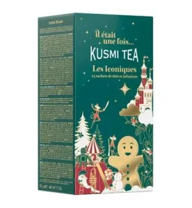 Dárková sada čajů, Kusmi Tea Vánoční ikony 2023, porcovaný, 24 sáčků