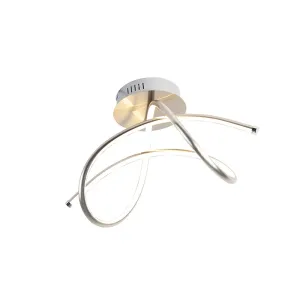Dizajn stropne svjetiljke čelik s LED - Viola