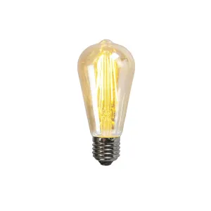 E27 prigušiva LED svjetiljka ST64 zlatna 5W 450 lm 2200K