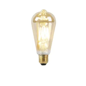 E27 LED lampa ST64 tamno do toplo zlato 8W 806 lm 2000-2700K