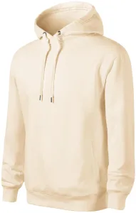 Udobna muška majica s kapuljačom, badem, 3XL
