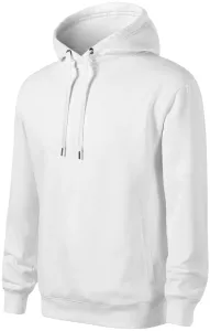 Udobna muška majica s kapuljačom, bijela, S