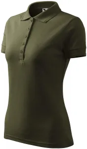 Ženska elegantna polo majica, military, M
