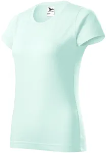 Ženska jednostavna majica, ledeno zelena, M