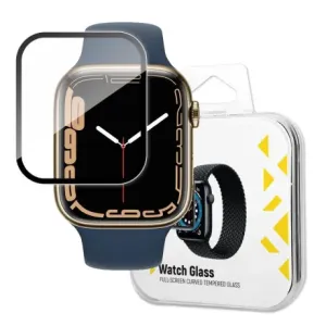 MG Watch Glass Hybrid zaštitno staklo za Apple Watch 7/8 41mm, crno