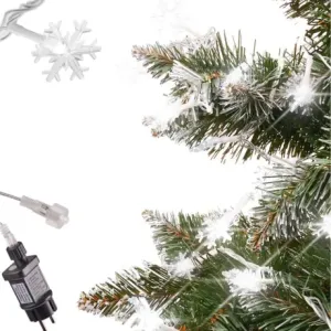 MG Snowflakes božićne lampice 100 LED 10m, hladno bijele