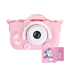 MG X5 Cat dječja kamera + 32GB kartica, ružičasta