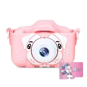 MG X5 Dog dječja kamera + 8GB kartica, ružičasta