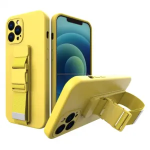 MG Rope silikonska maska za Samsung Galaxy A22 4G, žuta