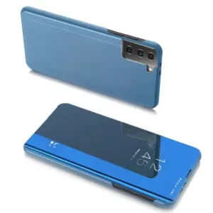 MG Clear View preklopna maska za Samsung Galaxy S21 Plus 5G, plava