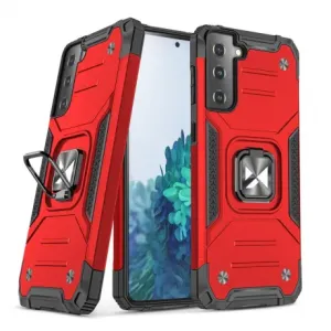 MG Ring Armor maska za Samsung Galaxy S21 Plus 5G, crvena