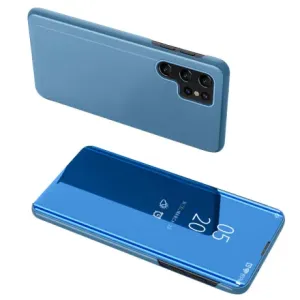 MG Clear View preklopna maska za Samsung Galaxy S23 Ultra, plava #367947